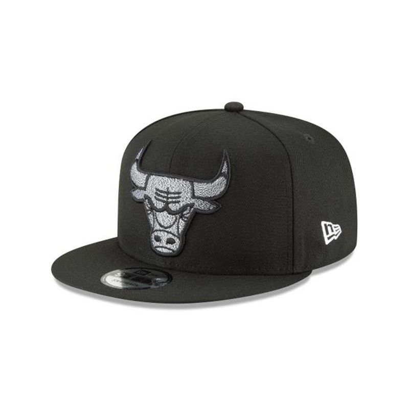 NBA Chicago Bulls Squad Twist 9Fifty Snapback (SDR6158) - Black New Era Caps